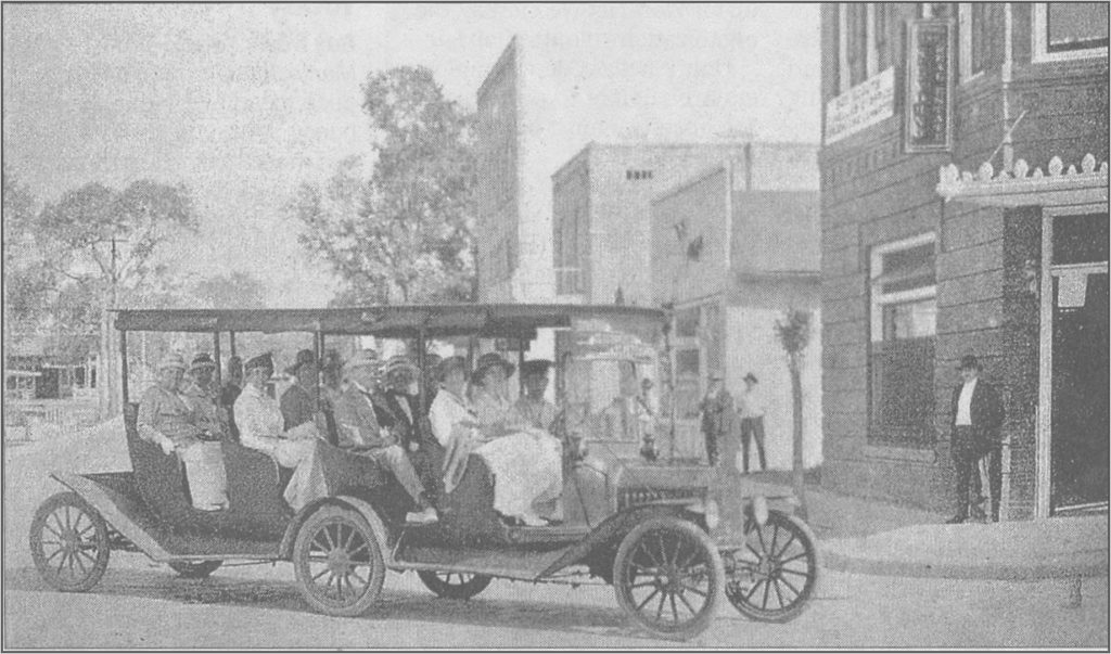 First commercial bus
