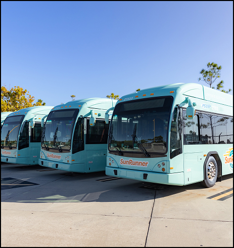 PSTA SunRunner bus fleet